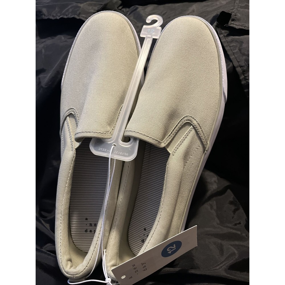 Women's Millie Twin Gore Slip-On Sneakers Light Green Mint - A New Day - SIZE 12